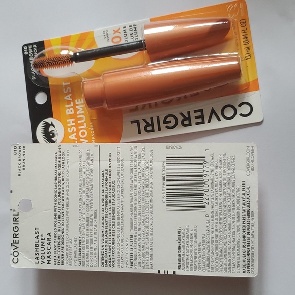 Lot Of 2 Covergirl Lash Blast Volume Mascara 810 Black Brown×2 New And Sealed - Picture 3 of 4